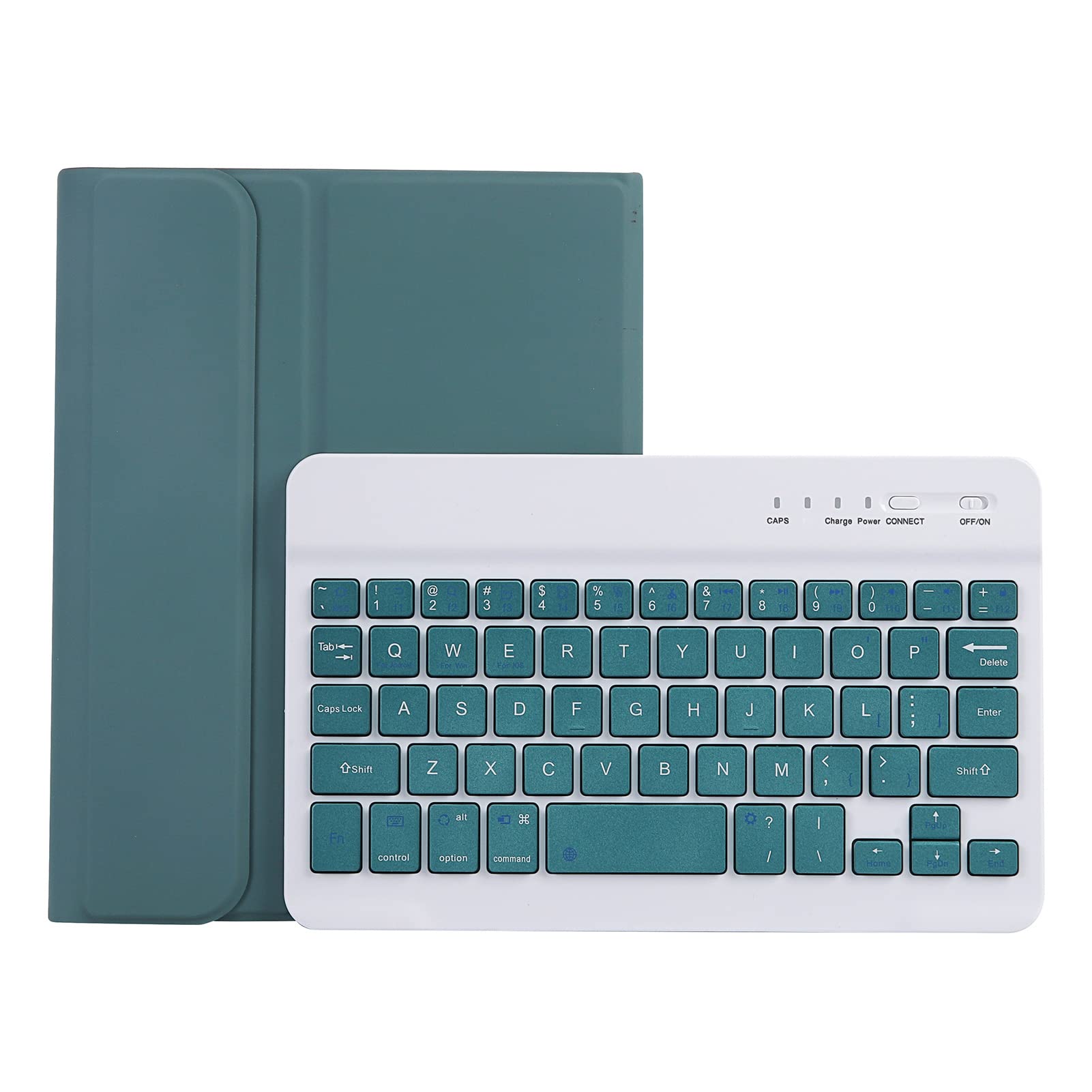 Detachable Wireless Bluetooth Keyboard Case with Kickstand & Pencil Holder - Candy Green iPad Mini 6 Keyboard Cover | Perfect for Work, Study & Travel