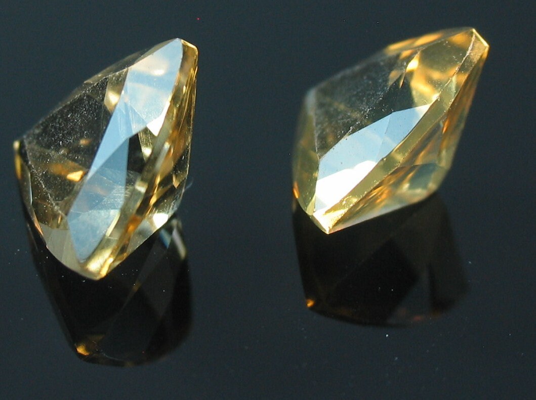 Natural Brazilian Citrine Loose Stones - 4mm, 5mm, 6mm, or 7mm Trillion Cut | VVS Eye Clean Quality | November Birthstone | Wholesale for Jewelry Making & Gemstone Collections