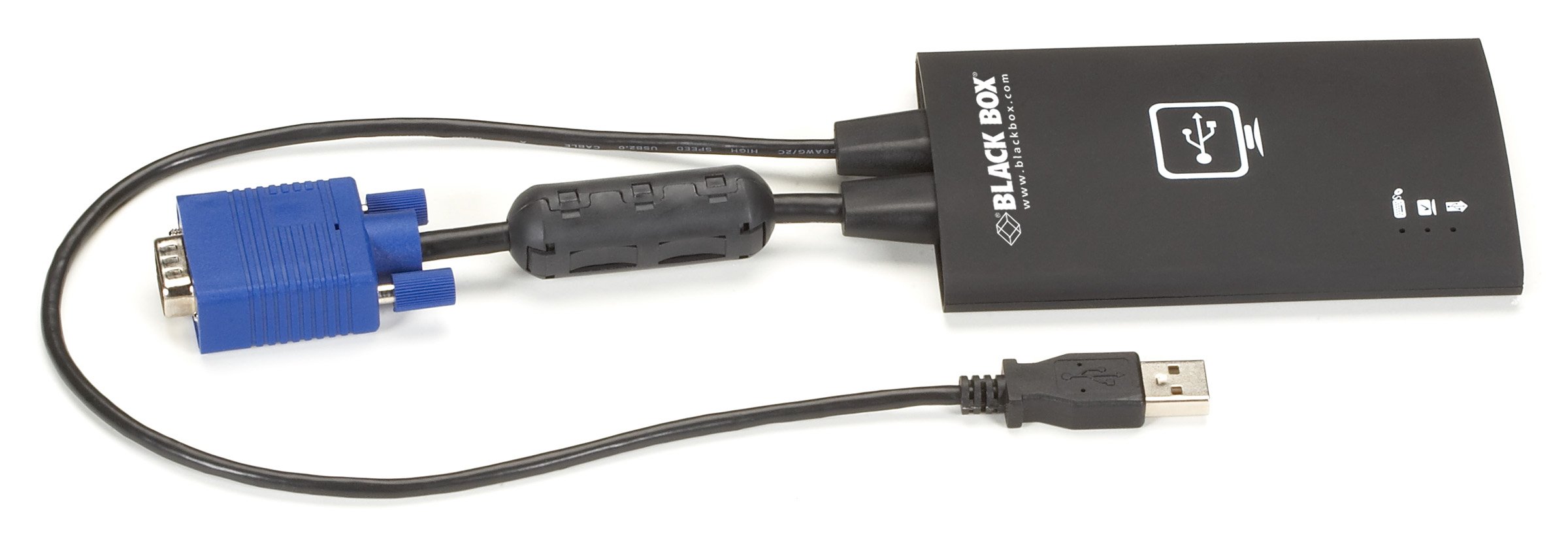 Black Box USB Laptop Console Crash Cart Adapter - IT Server Rack Mount KVM Switch Solution for Data Center & Network Management (Perfect for Server Maintenance, IT Troubleshooting & Remote Access)