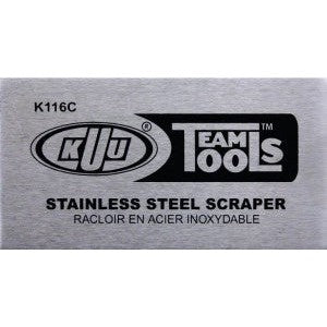 Premium KUU Stainless Steel Scraper - Heavy Duty Kitchen Tool for Cleaning Grills, Pans & Cookware - Perfect for BBQ, Baking & Home Cooking