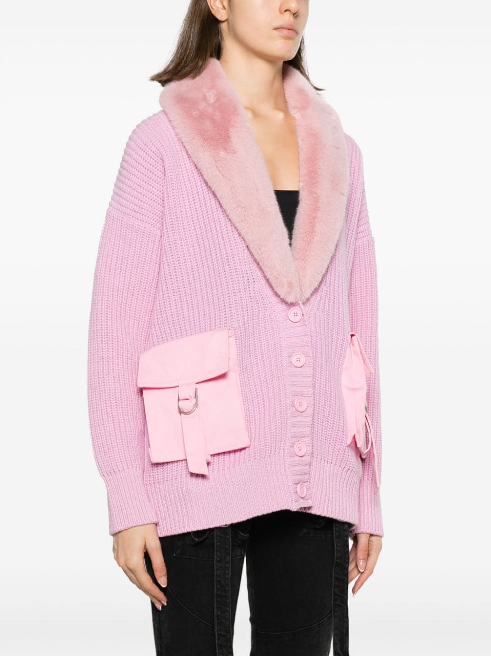 Blumarine Women's Pink Jacket - Stylish & Trendy Outerwear for Fall & Winter Fashion | Perfect for Casual Outings & Date Nights
