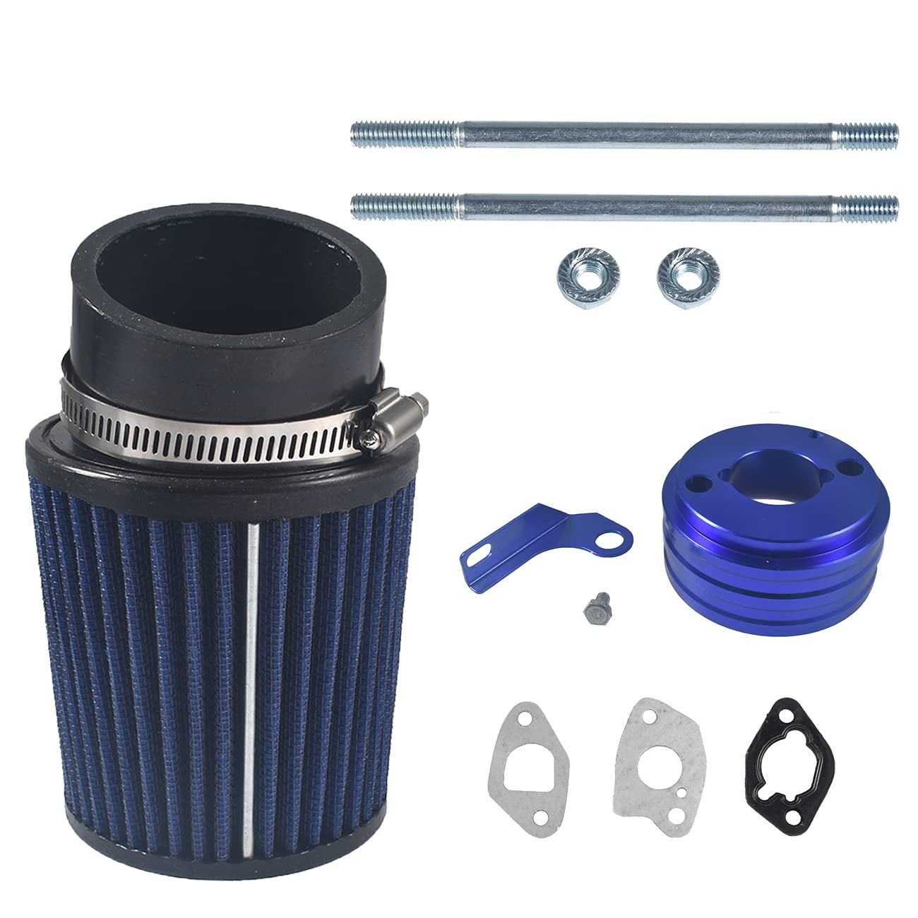 High Performance Inlet Air Filter Kit for 212cc 6.5HP Predator Engine - Compatible with Go Karts & Mini Bikes - Improve Engine Efficiency & Airflow - Perfect for Racing, Off-Roading & DIY Projects
