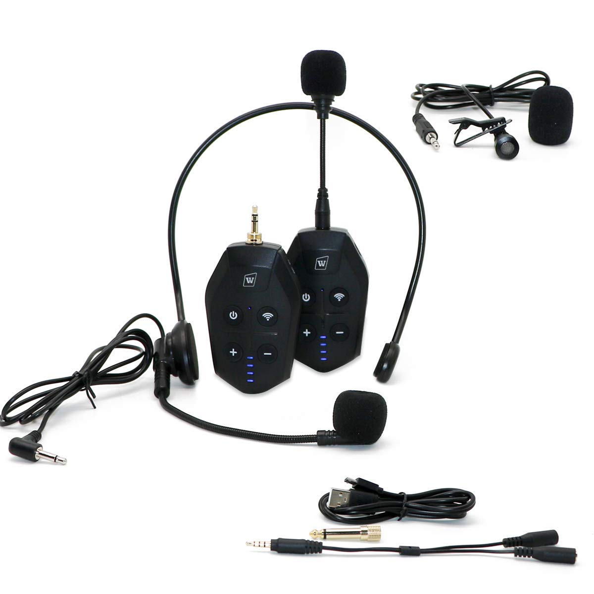 Wireless Voice Amplifier & Lavalier Microphone Set - Save 46%+ | Portable PA System for Teachers, Presenters & Public Speakers | Ideal for Classrooms, Meetings & Outdoor Events