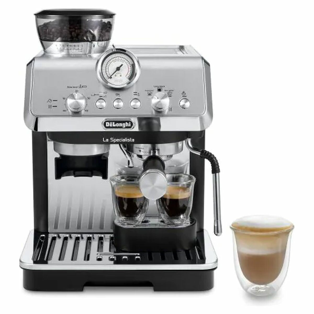 De'Longhi EC9155MB La Specialista Arte Manual Pump Espresso Machine - Premium Home Barista Coffee Maker for Espresso, Latte & Cappuccino - Perfect for Kitchen, Office & Gifting