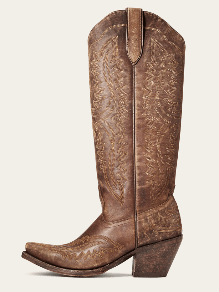 Ariat Women's Casanova Western Boot - Naturally Distressed Brown Leather Cowboy Boots for Riding, Country Fashion & Outdoor Activities