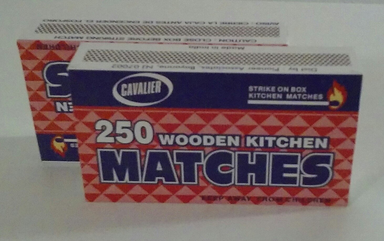 Premium 250-Count Wooden Matches for Fireplace, Camping & Candles – All-Natural, Long-Lasting Fire Starters for Home & Outdoor Use
