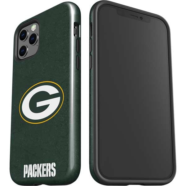 Official NFL Green Bay Packers Distressed Design Impact Phone Case for iPhone 12 Pro Max - Durable Protective Cover for Football Fans & Sports Enthusiasts - Perfect for Game Day, Travel & Everyday Use