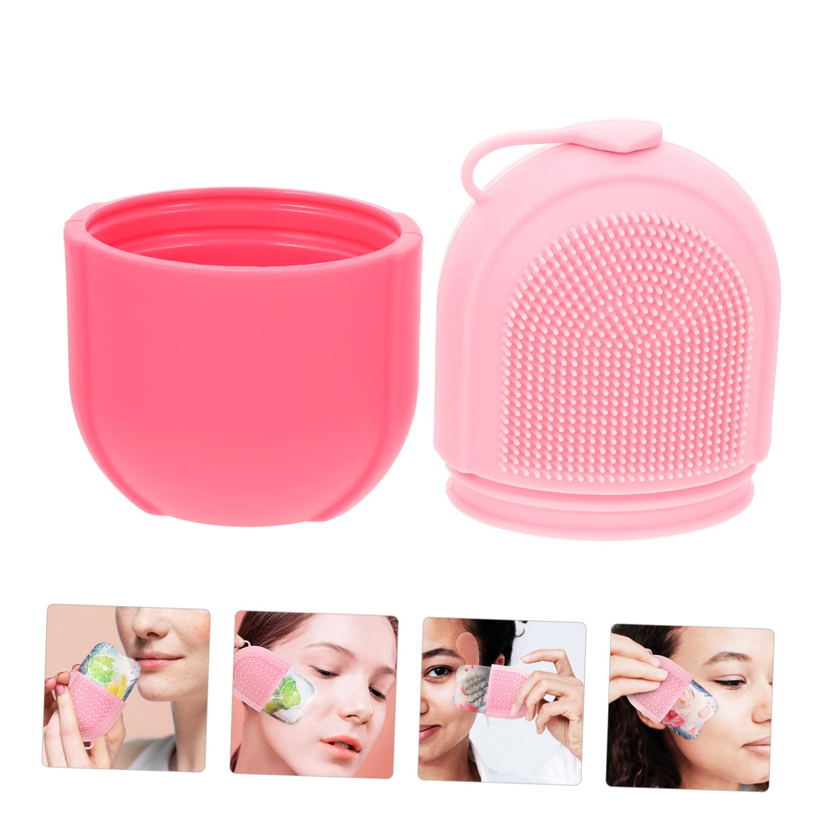 CANIGHT Silicone Ice Roller Mold - Facial Ice Cube Roller for Skin Care & Massage with Cooling Effects | Perfect for Puffiness Relief, Morning Routine & Post-Workout Recovery