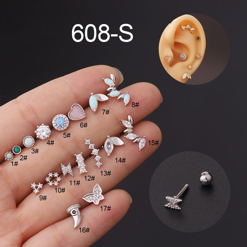 16G Cartilage Tiny Stud Earrings - Surgical Steel Sword Design Earrings for Women | Perfect for Pierced Ears, Daily Wear & Unique Gift Giving