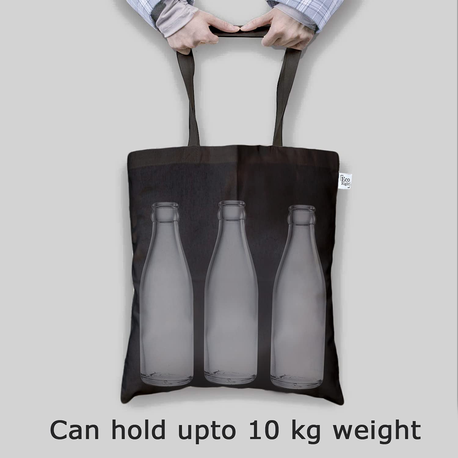 Ecoright Reusable Canvas Tote Bag for Women - Eco-Friendly Grocery Shopping Bag, Beach Tote & Everyday Carry - Perfect for St Patrick's Day, Groceries & Work Commute