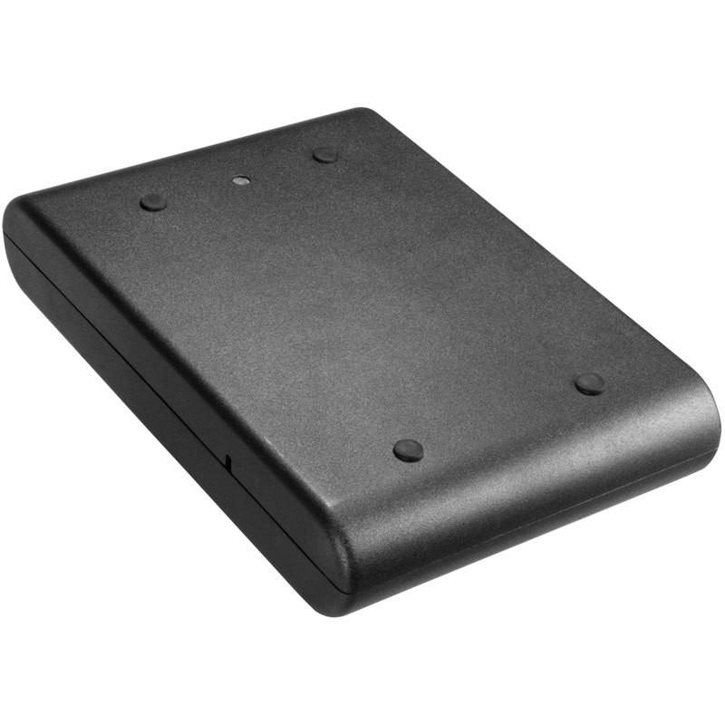 Barska AX11970 Portable Biometric Compact Lock Box - Secure Handgun Safe for Home, Travel & Office Use | Fingerprint & Key Access | Fits Pistols & Valuables