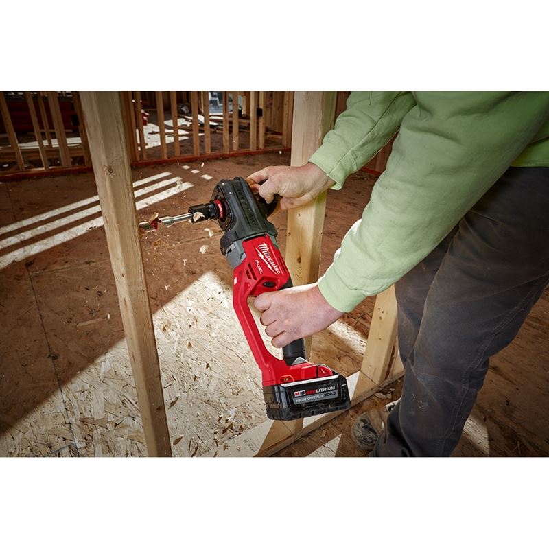 M18 FUEL 18V Brushless Cordless Right Angle Drill (Tool Only) - Powerful Hole Hawg for Woodworking & Metal Drilling | Ideal for Construction, Carpentry & DIY Projects