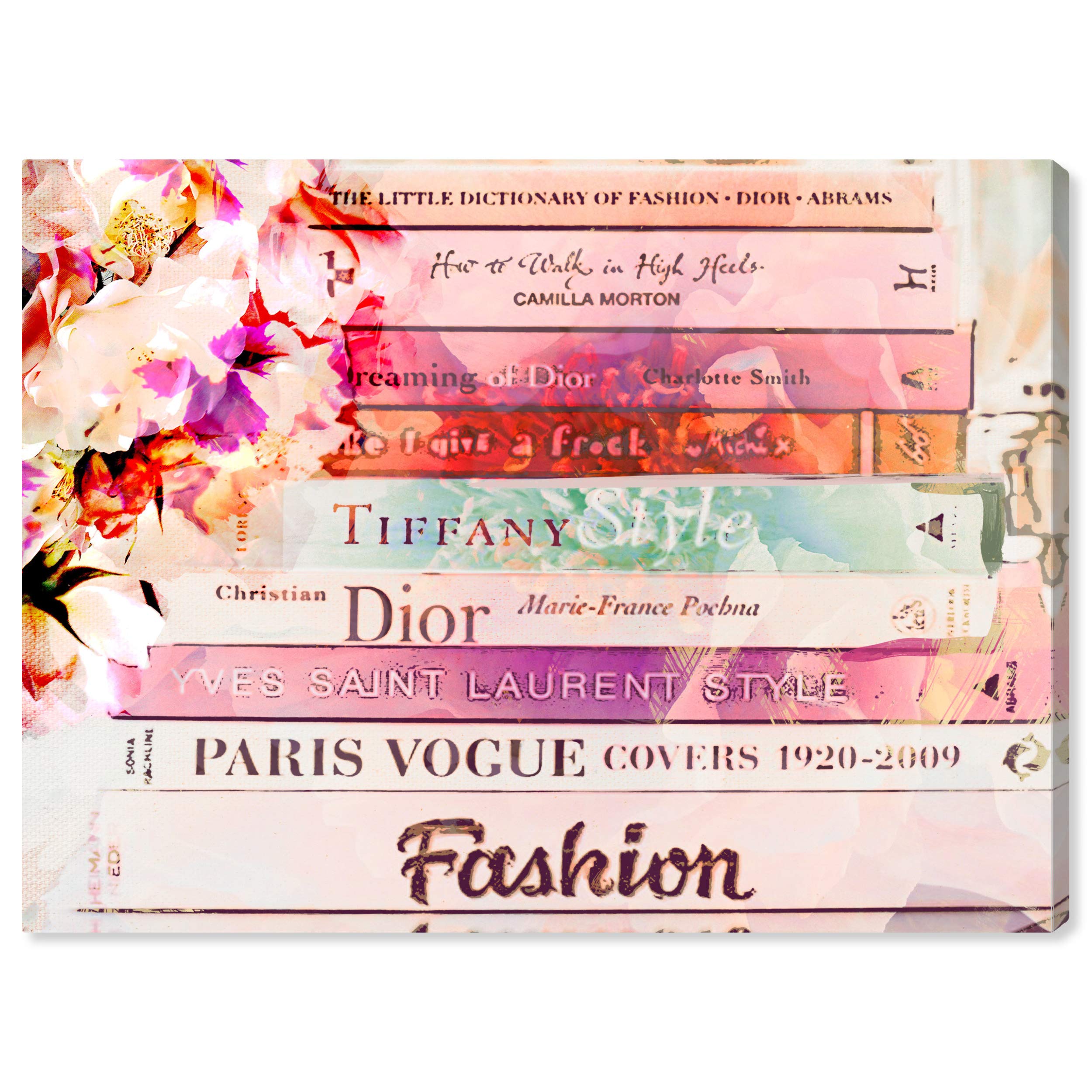 Romantica Spring Love Fashion & Glam Wall Art Canvas Print - 36x30 Inch Pink & Orange Home Decor by Oliver Gal Artist Co. | Perfect for Living Room, Bedroom & Office Decoration