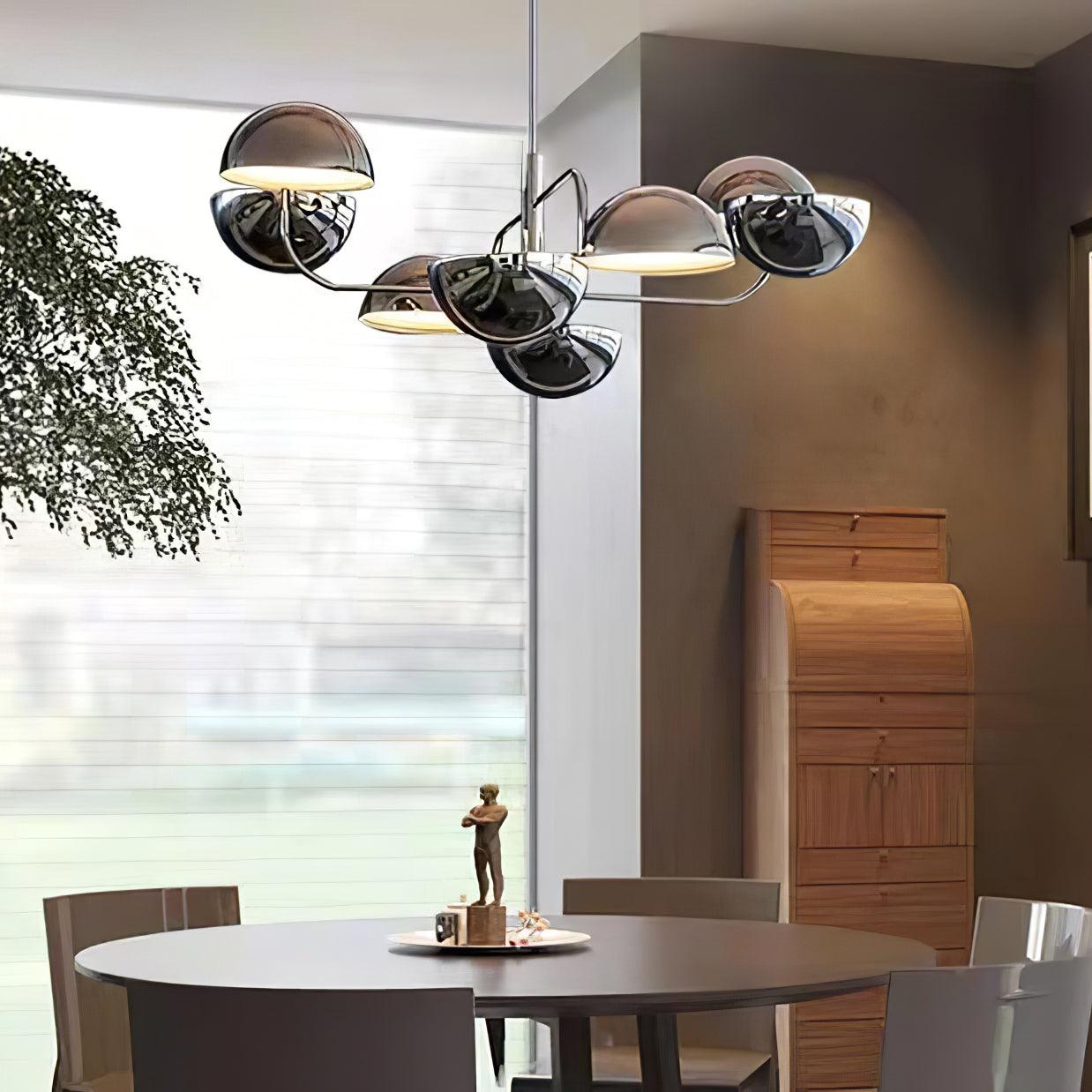 Elisabeth Penta Chandelier - Modern 5-Light Crystal Ceiling Fixture for Dining Room, Living Room & Bedroom Lighting Decor