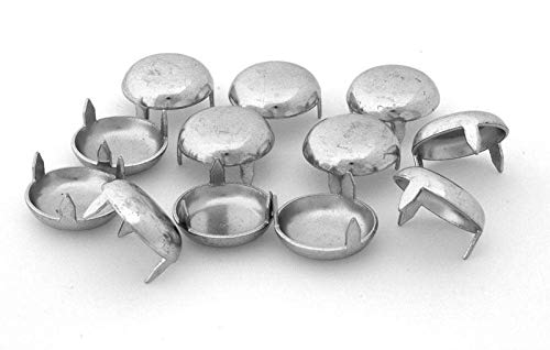 12-Pack Rust-Resistant Metal Glide Feet for Sofa Legs - 3-Prong Furniture Protectors for Hardwood Floors & Carpets | Prevents Scratches & Noise