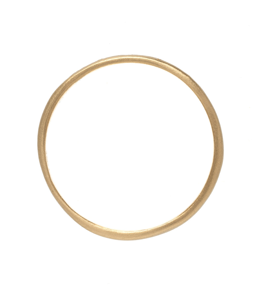 3mm Gold Torn Paper Edge Wedding Band for Men & Women - Elegant Stackable Ring for Engagement, Anniversary, and Everyday Wear
