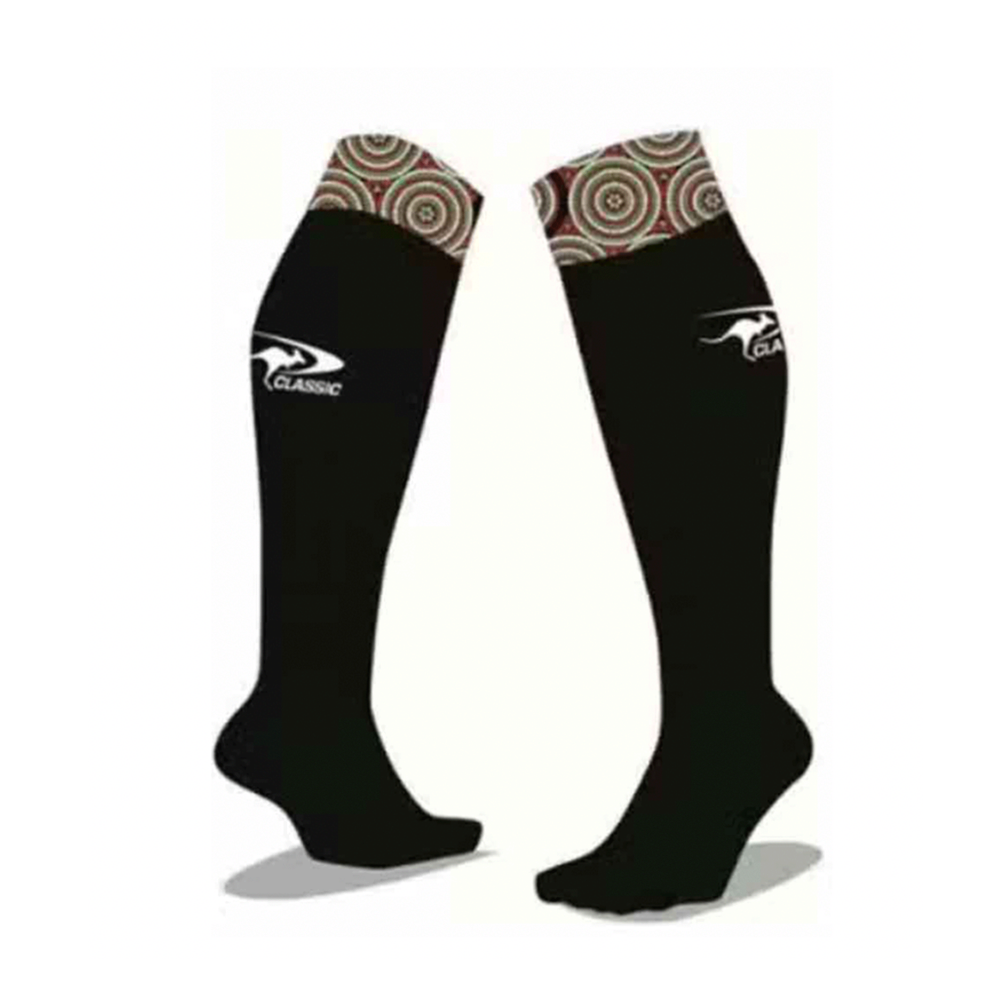 South Sydney Rabbitohs 2023 Indigenous Rugby Socks - Official NRL Team Merchandise for Fans & Players - Perfect for Games, Training & Sports Enthusiasts