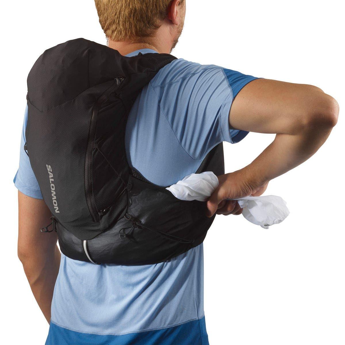 Salomon Unisex Adv Skin 12 Hydration Vest - Lightweight Running Backpack for Trail Runners & Hikers - Perfect for Long-Distance Running, Marathon Training & Outdoor Adventures (Model: LC1759500)