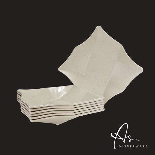 9-Piece Salad Plate Set - 12 Sets per Carton (AS5809 6M) - Perfect for Dinner Parties, Picnics & Restaurant Use