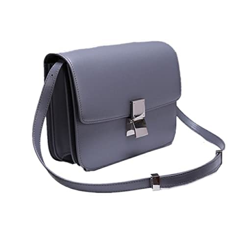 2020 Genuine Cowhide Tofu Bag for Women - Small Square Shoulder Bag Crossbody Purse - Perfect for Work, Travel, and Everyday Use