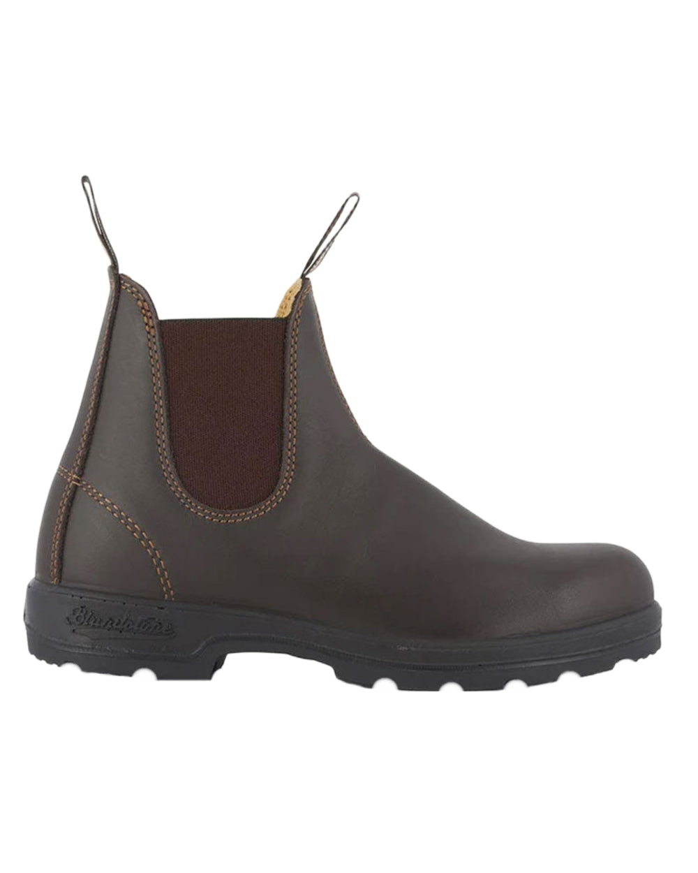 Blundstone 550 Brown Leather Chelsea Boots for Men & Women - Comfortable Slip-On Ankle Boots for Walking, Work & Outdoor Activities