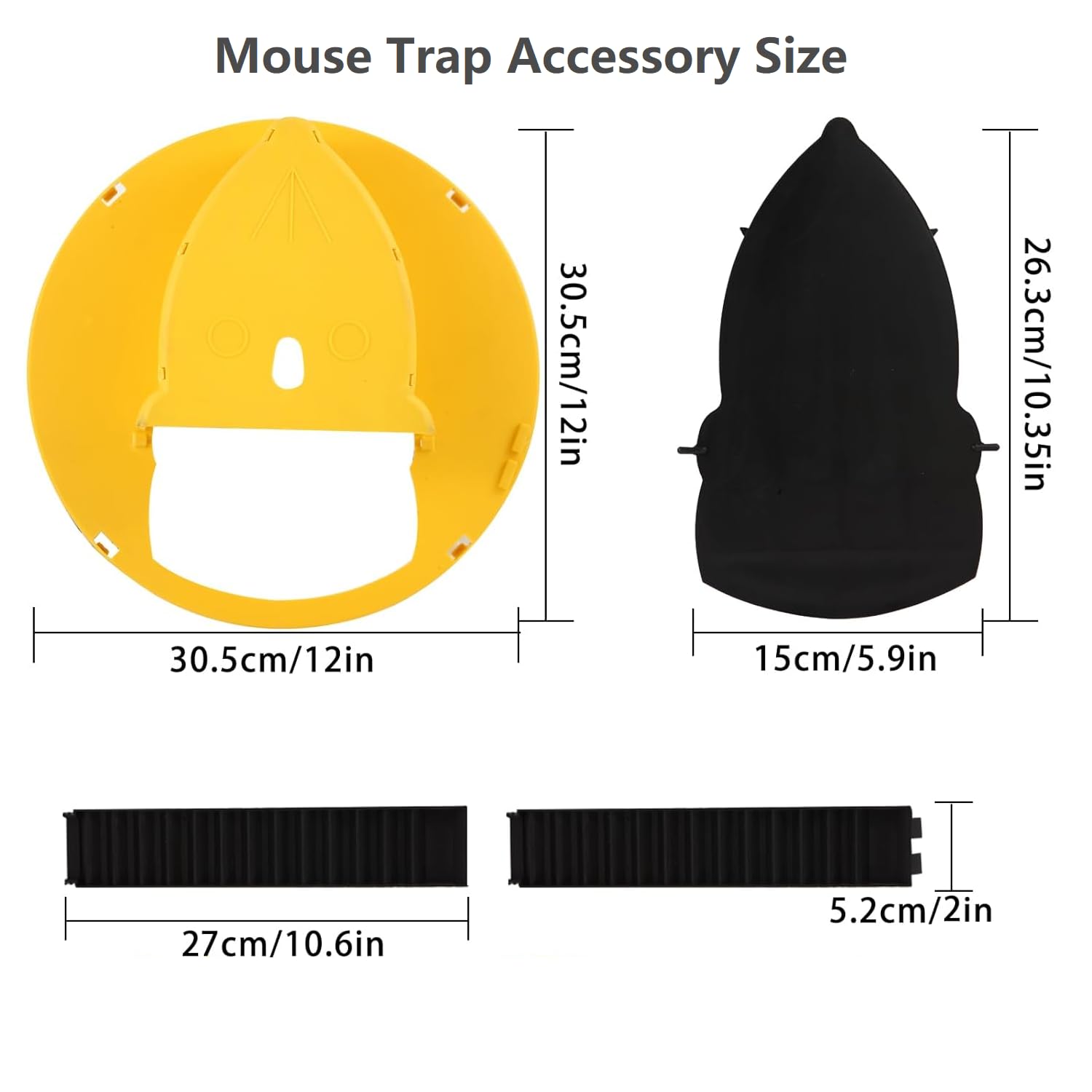 Auto Reset Humane Mouse & Rat Trap Bucket Lid - 5 Gallon Compatible for Indoor & Outdoor Use | Safe & Effective Rodent Control (2 Pack) | Perfect for Garages, Basements & Gardens