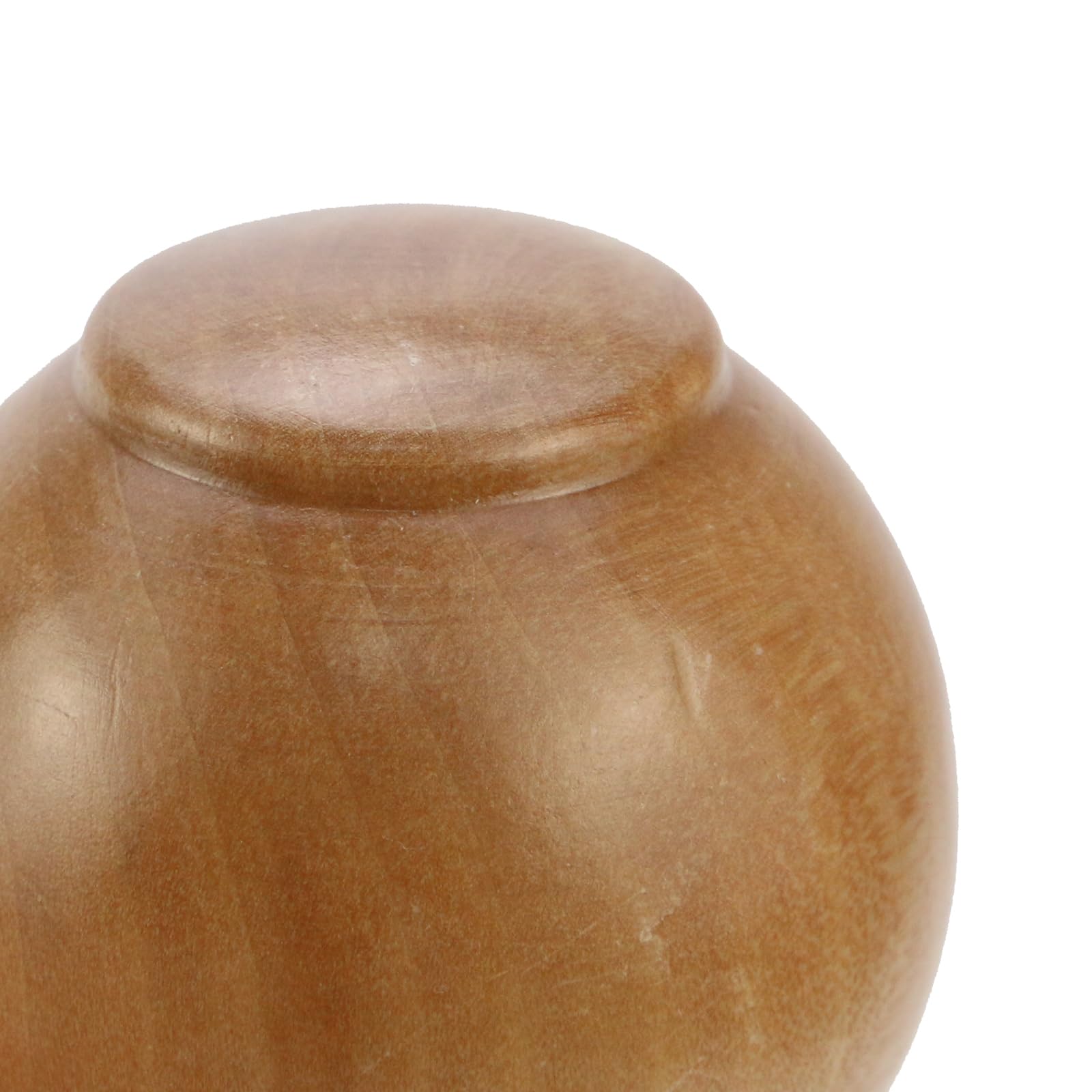 Tulead Wooden Curtain Rod Finials - Screw-On End Caps for Curtain Rods (Set of 2, Wood Finish) - Perfect for Living Room, Bedroom & Window Decor