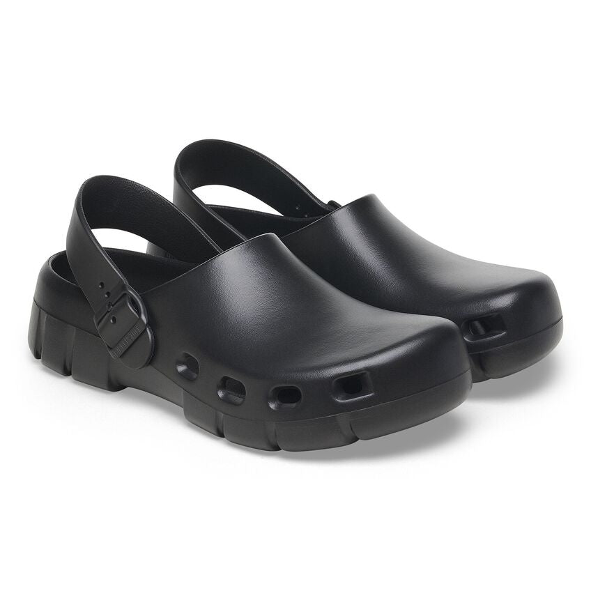 Birkenstock Birki Flow Black Sandals - Comfortable & Stylish for Women & Men - Perfect for Casual Wear, Beach, and Outdoor Activities