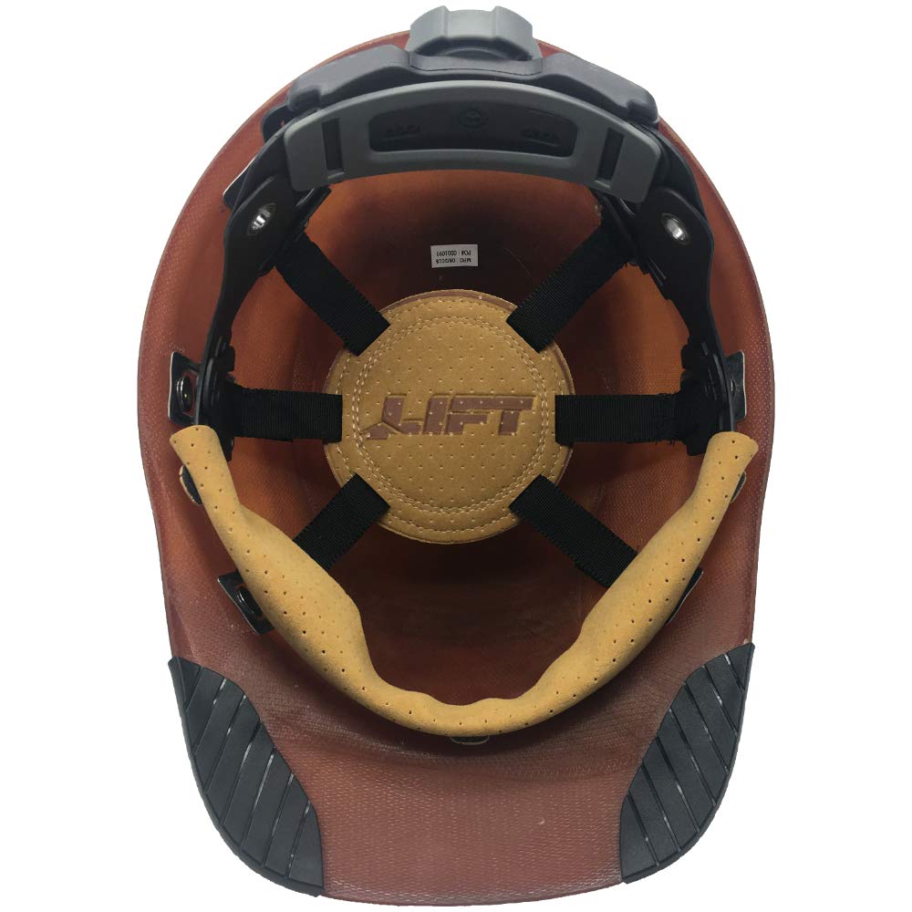 Texas America Safety Fiberglass Composite Hard Hat with Tote - ANSI Certified, Lightweight & Durable for Construction, Industrial & DIY Projects (Black)