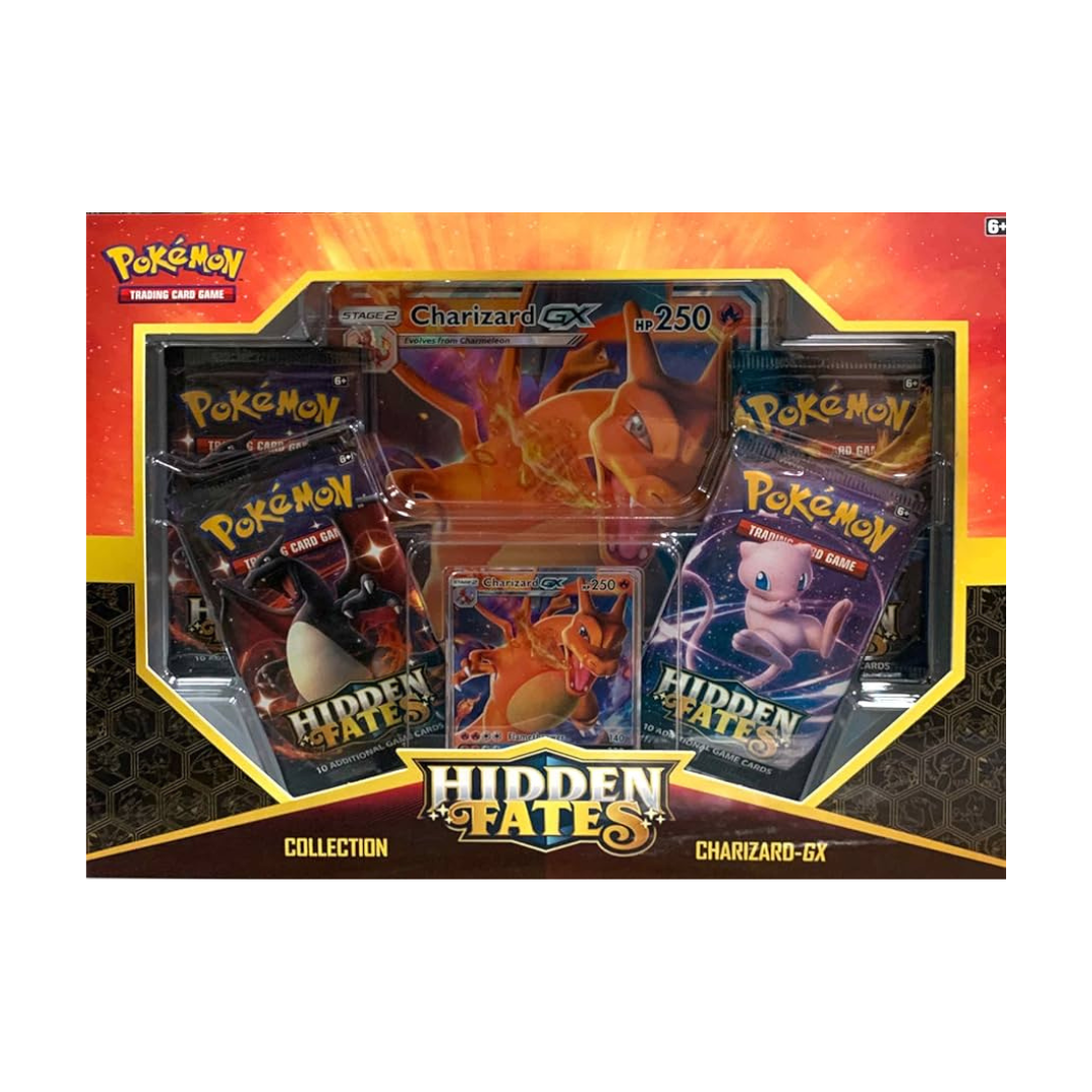 Pokemon Hidden Fates Charizard GX Collection - Rare Trading Card Set for Collectors & Battles | Perfect for Pokemon TCG Tournaments & Gifts
