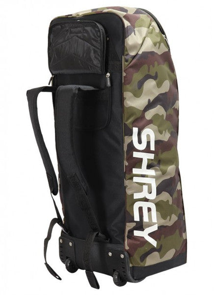 Shrey Match Duffle Wheelie Cricket Kit Bag - Large Cricket Equipment Bag with Wheels for Easy Transport - Perfect for Cricket Matches, Training, and Travel