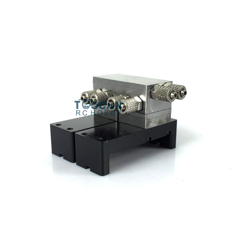 1/14 LESU Metal Reversing Valve - 1/2/3/4/5/6 Channel Directional Control Valve Servo for RC Hydraulic Dump Truck, Loader, Excavator - Perfect for DIY RC Construction Vehicle Models and Hydraulic System Upgrades
