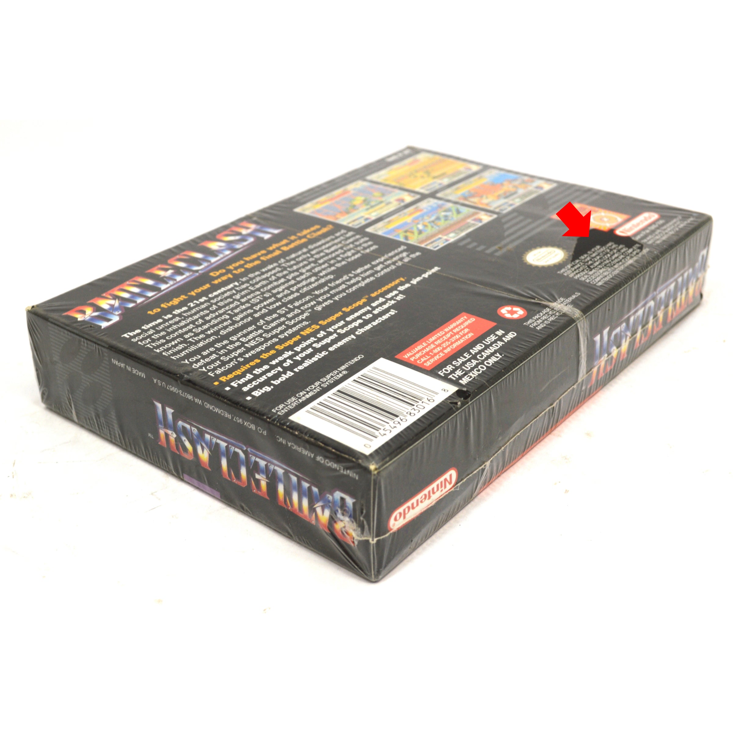 Brand New Factory Sealed SUPER NINTENDO (SNES) BATTLE CLASH Video Game - Retro Gaming Collectible - Perfect for Classic Gaming Enthusiasts & Nostalgic Play Sessions