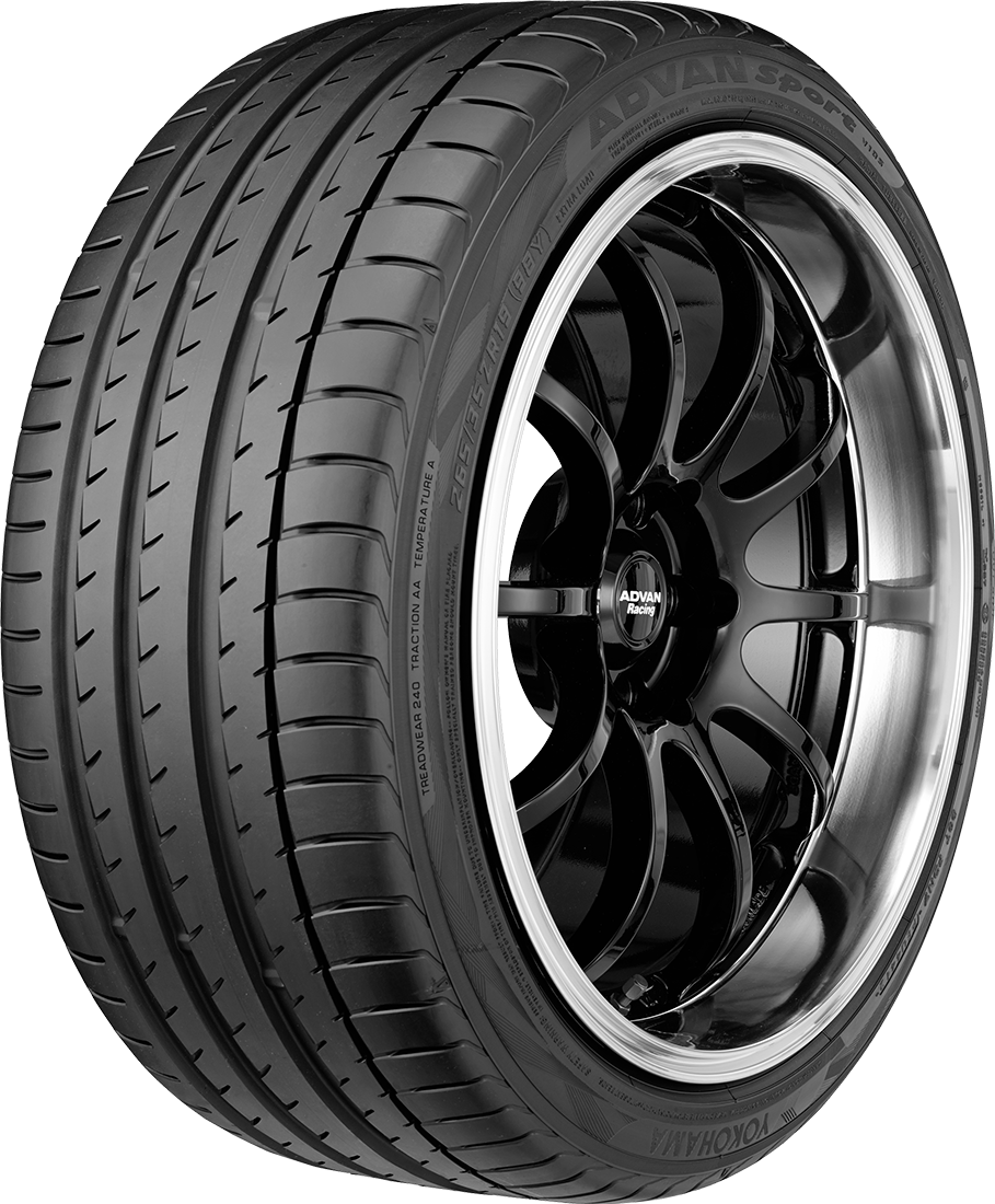 Advan Sport V105 275/40R19 XL High Performance Tires - All-Season Grip for Sports Cars & Luxury Sedans - Perfect for Highway Driving & Wet Road Conditions
