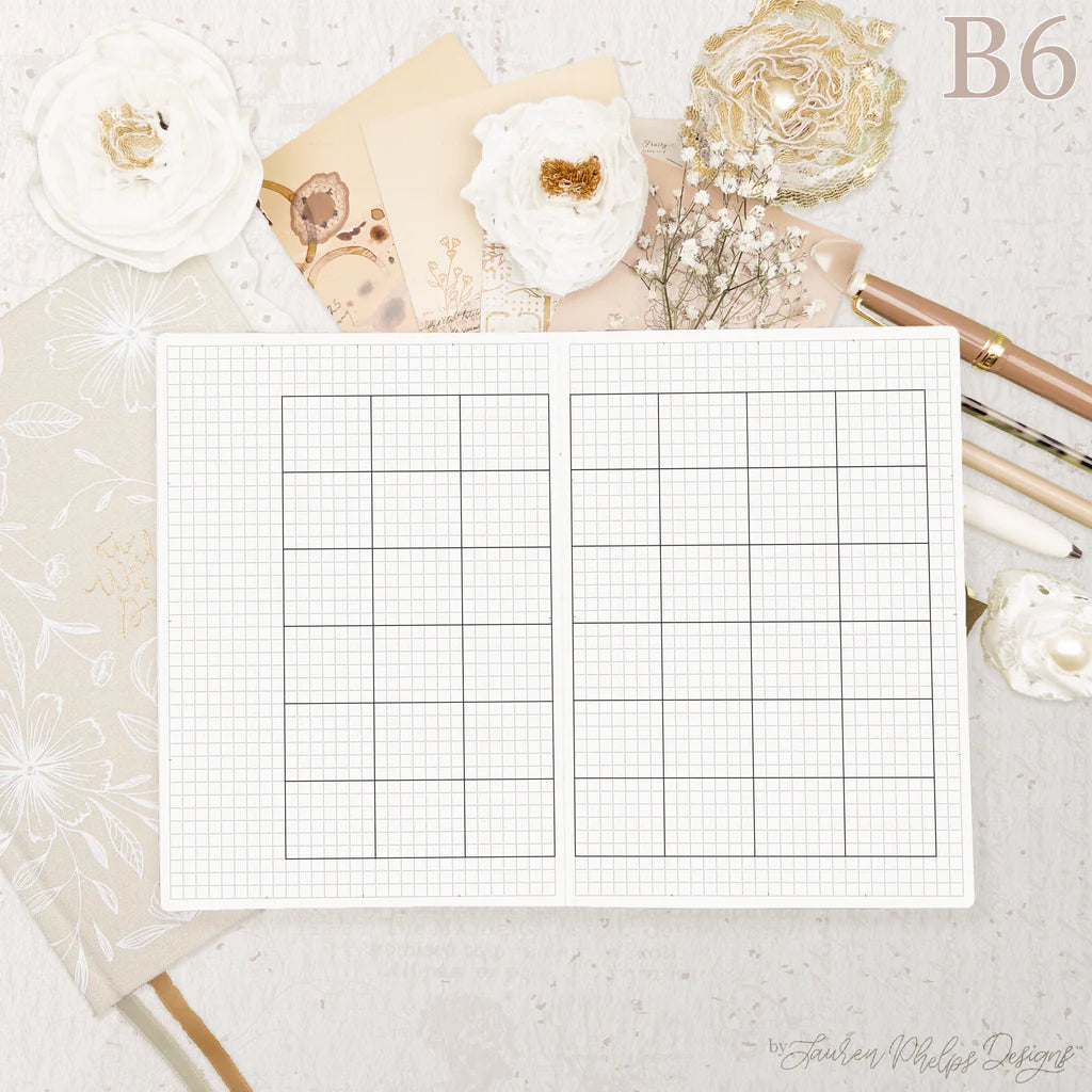 B6 Live Plan Dream Notebook - Inspirational Journal for Goal Setting & Daily Planning - Perfect for Students, Professionals & Creative Minds by Lauren Phelps Designs