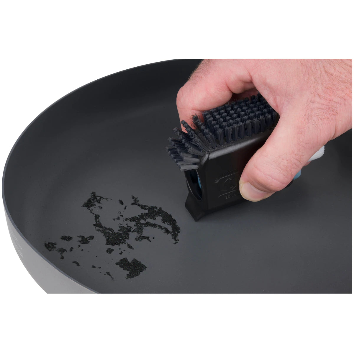 Camp Kitchen Pot Scrubber with Soap Holder - Heavy Duty Stainless Steel Scouring Pad for Outdoor Cooking, Camping & RV Use - Perfect for Cleaning Pots, Pans & Grill Grates