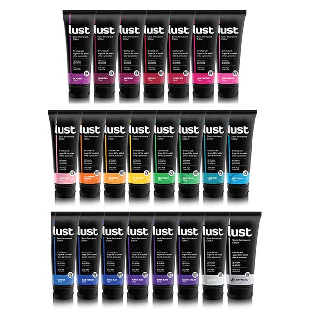 Lust Semi-Permanent Hair Color - Vibrant, Long-Lasting Dye for DIY Home Use & Salon Styling | Perfect for Parties, Cosplay & Creative Hair Makeovers