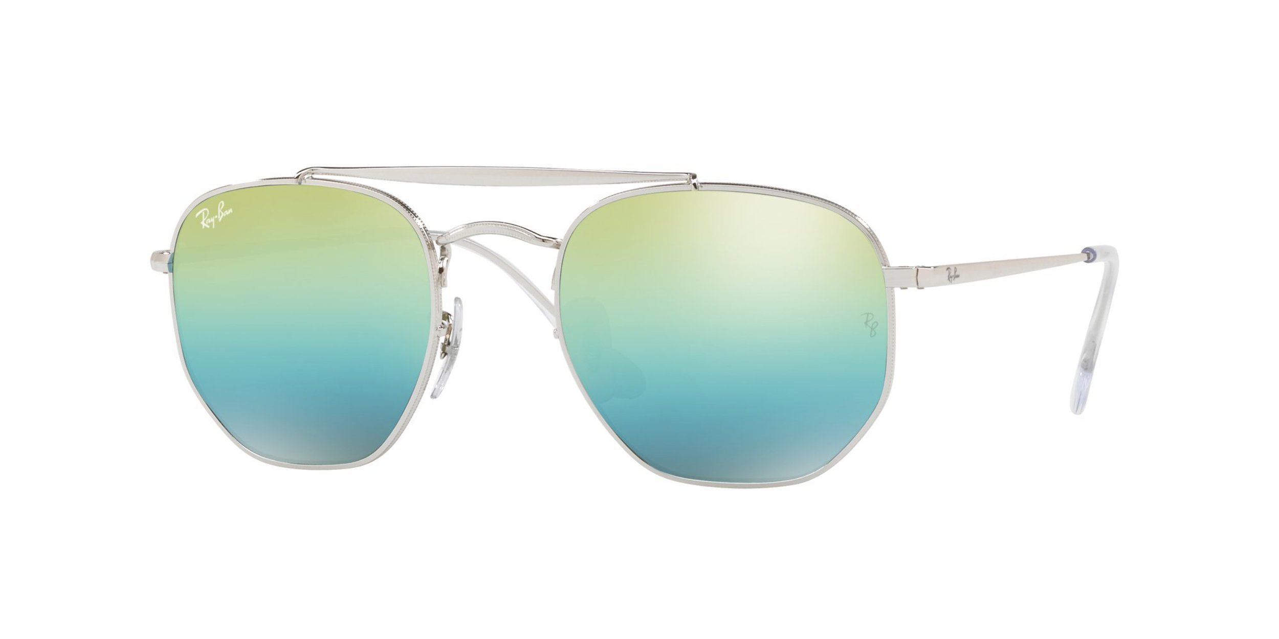 Ray-Ban RB3648 The Marshal Square Sunglasses - Polarized UV Protection, Classic Aviator Style for Men & Women - Perfect for Driving, Travel & Outdoor Activities