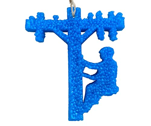 Lineman Car Air Freshener Hanging Scent - Fruity Pebbles Scented Freshie for Electrical Workers | Perfect Gift for Linemen, Linewives & Linefamilies | Car Accessories & Home Decor for Men & Women | Great for Work Trucks, Home Offices & Daily Commutes