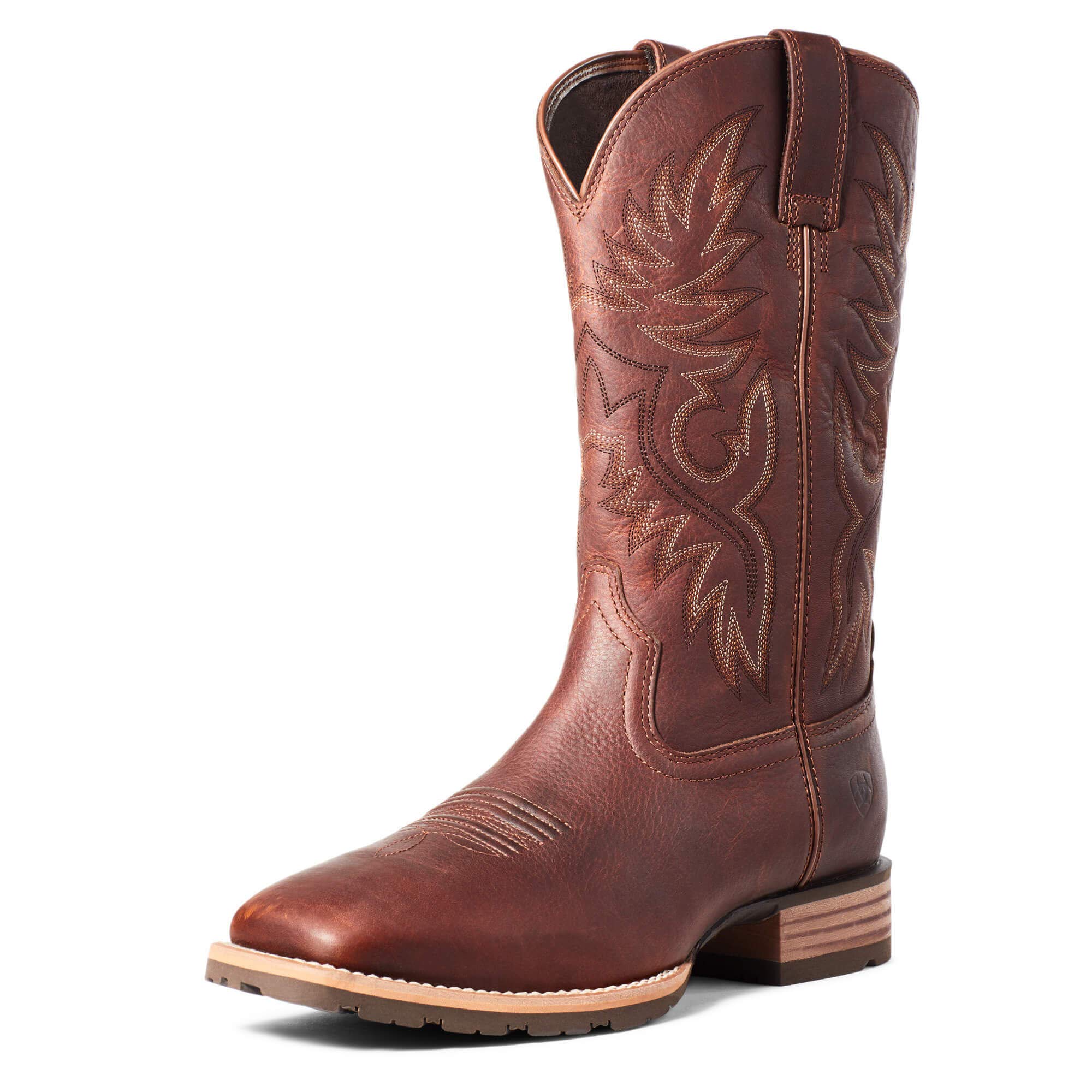 Ariat Boys' Hybrid Big Boy Western Boots - Durable Kids Cowboy Boots for Riding & Outdoor Play | Perfect for Rodeo, Ranch Work & Country Style