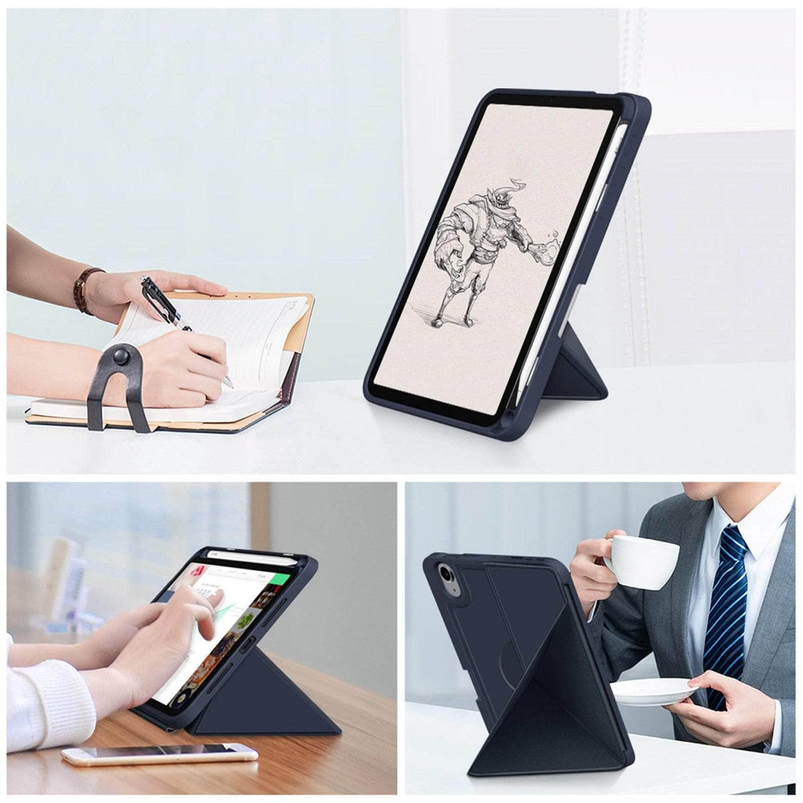 Premium iPad Mini 6 Case (2021 Model) - Business Trifold Stand Cover with Kickstand | Perfect for Office Work, Travel & Home Use