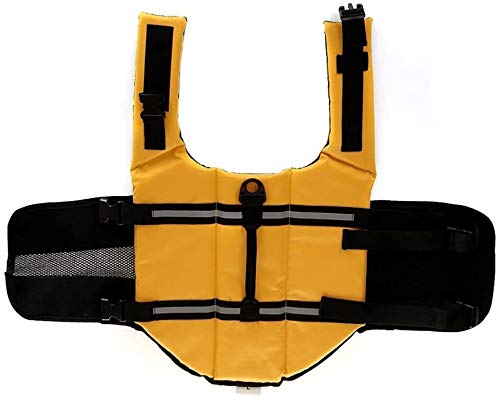 **Best Dog Life Jacket for Swimming & Water Safety - Adjustable Floatation Vest with Handle for Small, Medium & Large Dogs (Yellow, XS) - Perfect for Boating, Beach & Pool Activities**