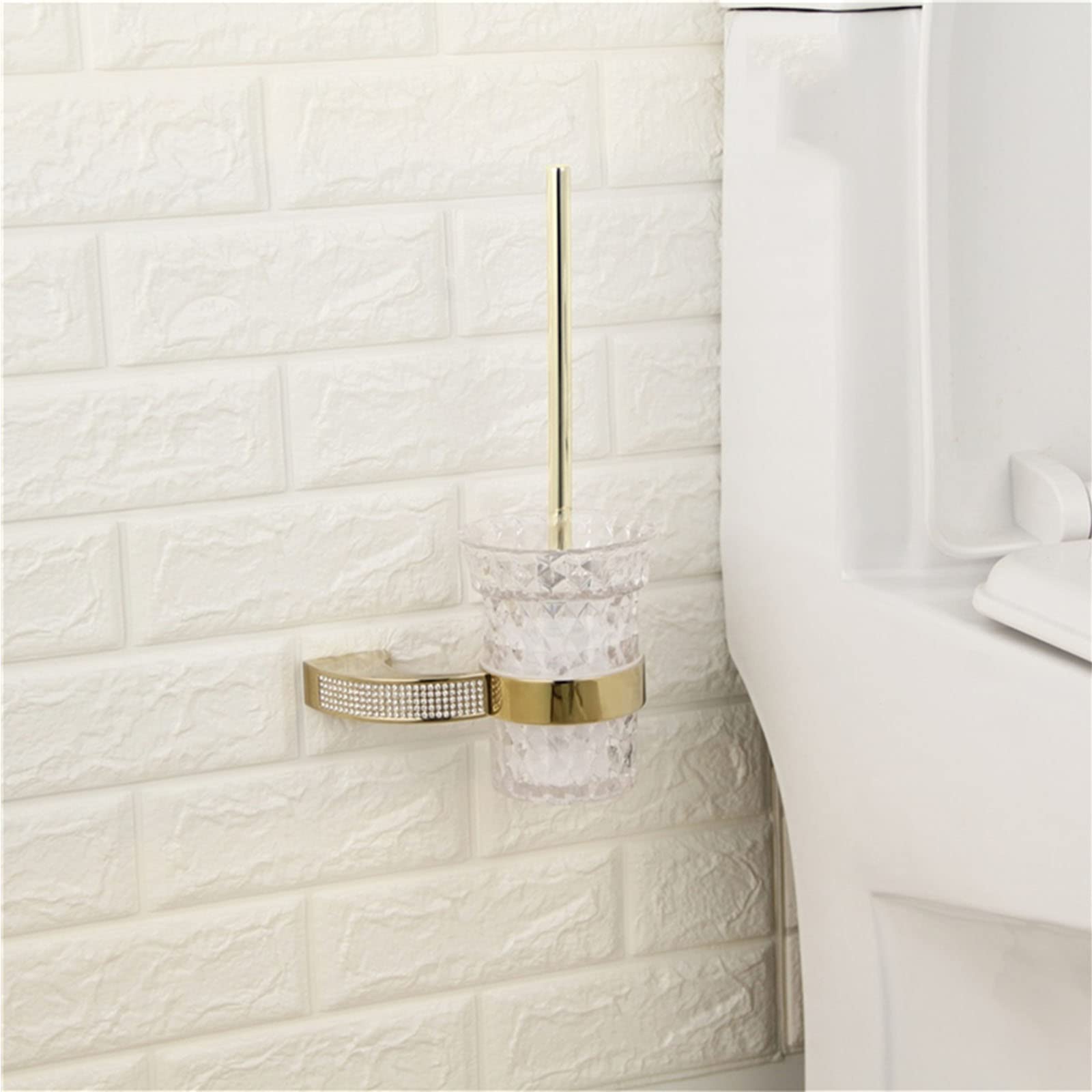 11-Piece Brass Bathroom Hardware Set - Wall Mounted Towel Racks, Towel Bar, Towel Ring, Toilet Paper Holder & Robe Hooks - Elegant Bathroom Accessories for Home & Hotel Decor