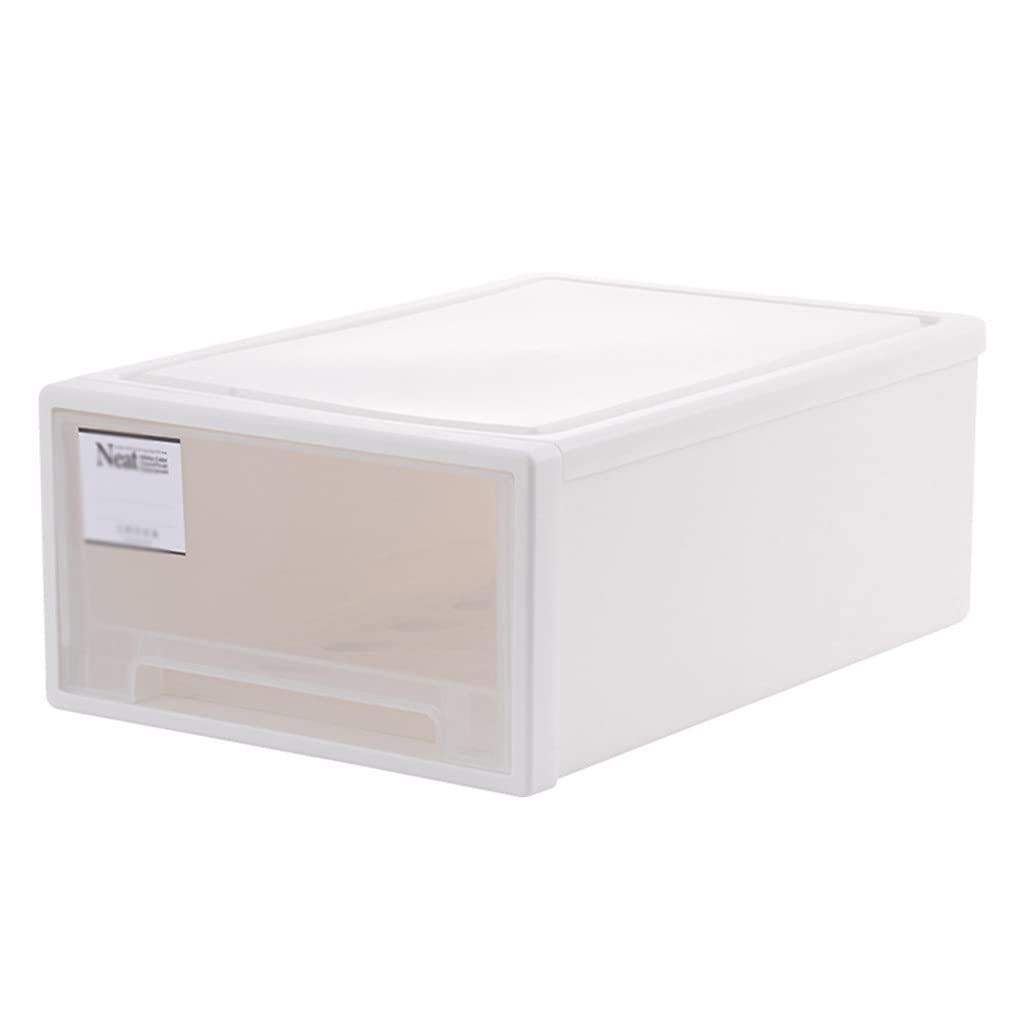 WALNUTA Clear Stackable Desktop Storage Box with 15 Drawers - Office File Organizer, Bedroom & Study Storage Cabinet (Large Size, Color A) - Perfect for Organizing Documents, Stationery & Small Items