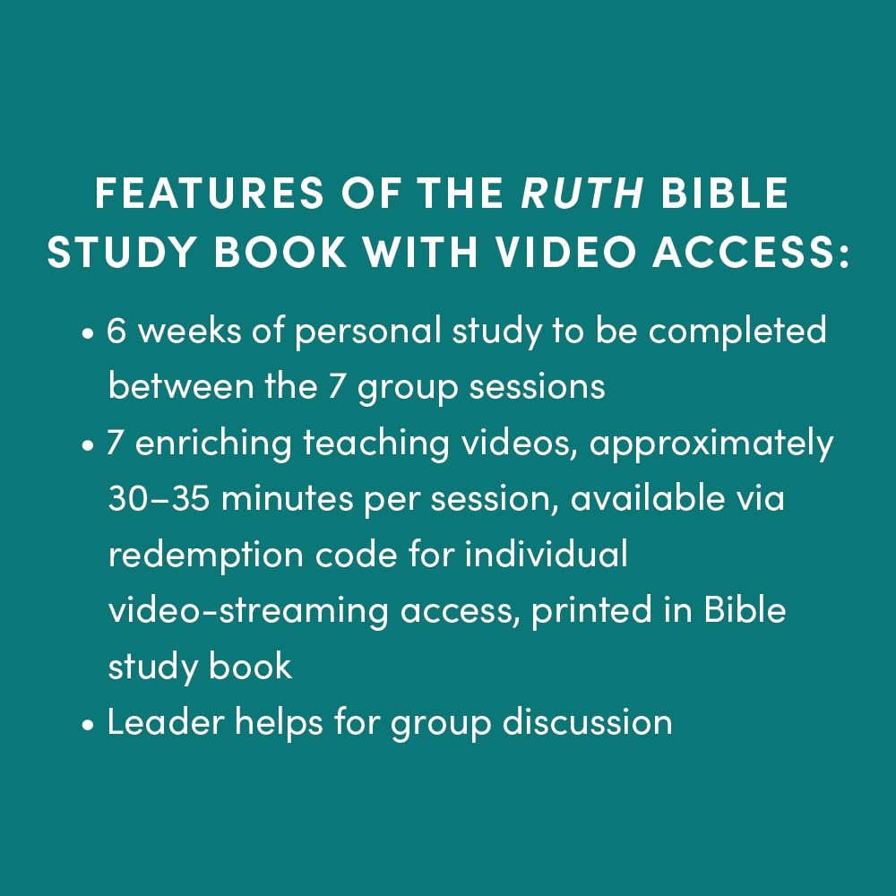 Ruth: Loss, Love & Legacy - Bible Study Book (Revised & Expanded) with Video Access | Christian Devotional for Women's Small Groups & Personal Spiritual Growth