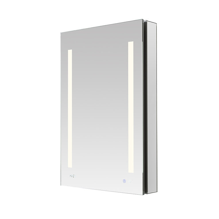 Aquadom Signature Royale 24x30 LED Lighted Medicine Cabinet with Adjustable Hinge (Left/Right Opening) - Perfect for Bathroom Vanity, Modern Home Decor & Space-Saving Storage Solution