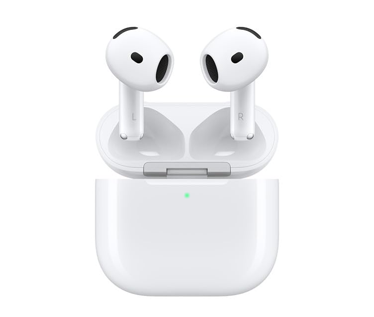 Apple AirPods 4 with Active Noise Cancellation (ANC) - Certified Refurbished Premium Wireless Earbuds for iPhone, iPad & Mac | Perfect for Workouts, Commuting & Office Use