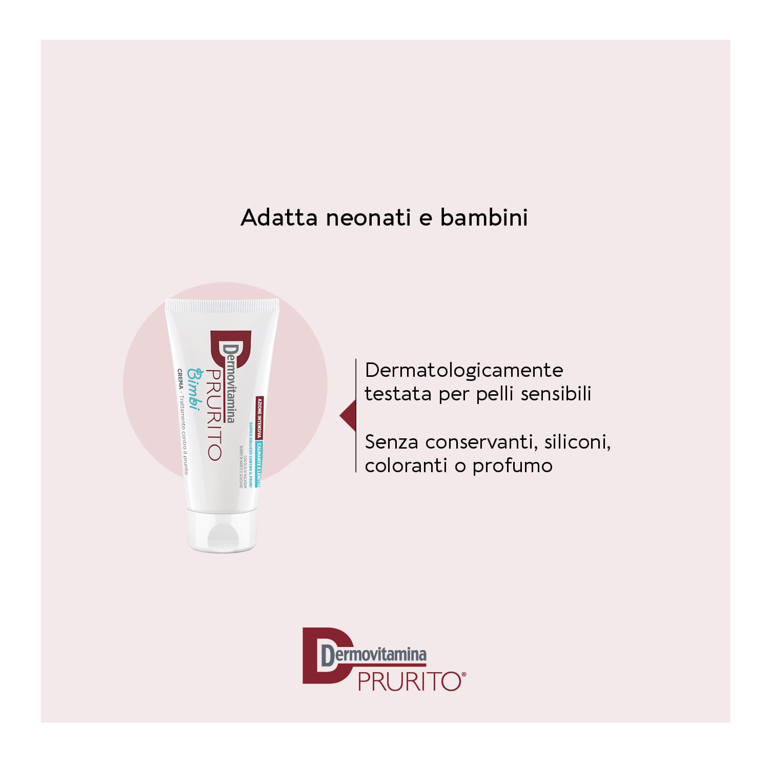 Dermovitamina Baby Itch Relief Cream 30ml - Soothing Anti-Itch Cream for Delicate Baby Skin with Macadamia Oil, Shea Butter & Panthenol - Gentle Formula for Newborns & Kids - Redness & Itch Relief - Perfect for Diaper Rash, Eczema & Sensitive Skin Care