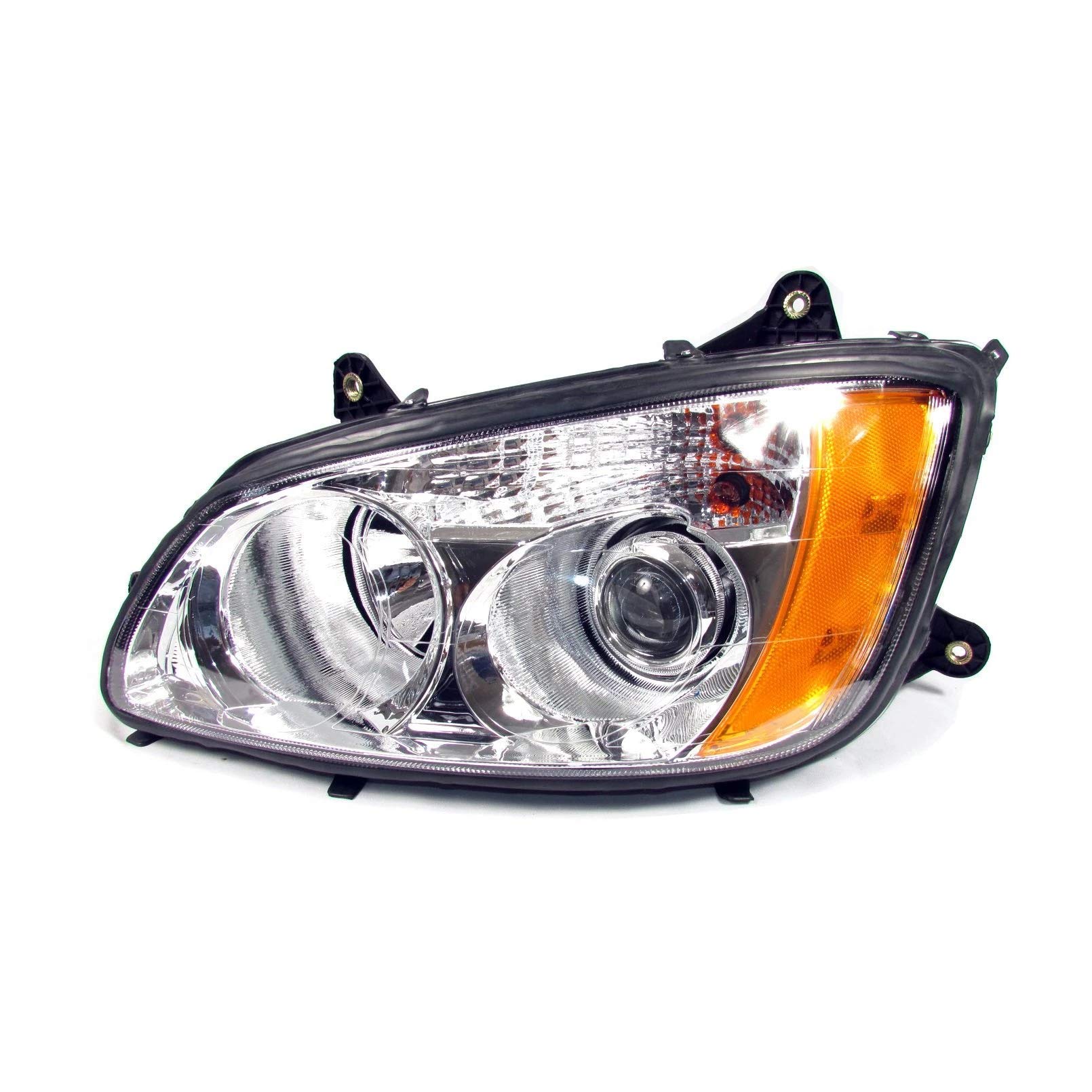 High-Performance Projector Headlights for Kenworth T660 & T700 (2008-2016) - Left & Right Pair - Durable Replacement for Improved Night Driving Visibility