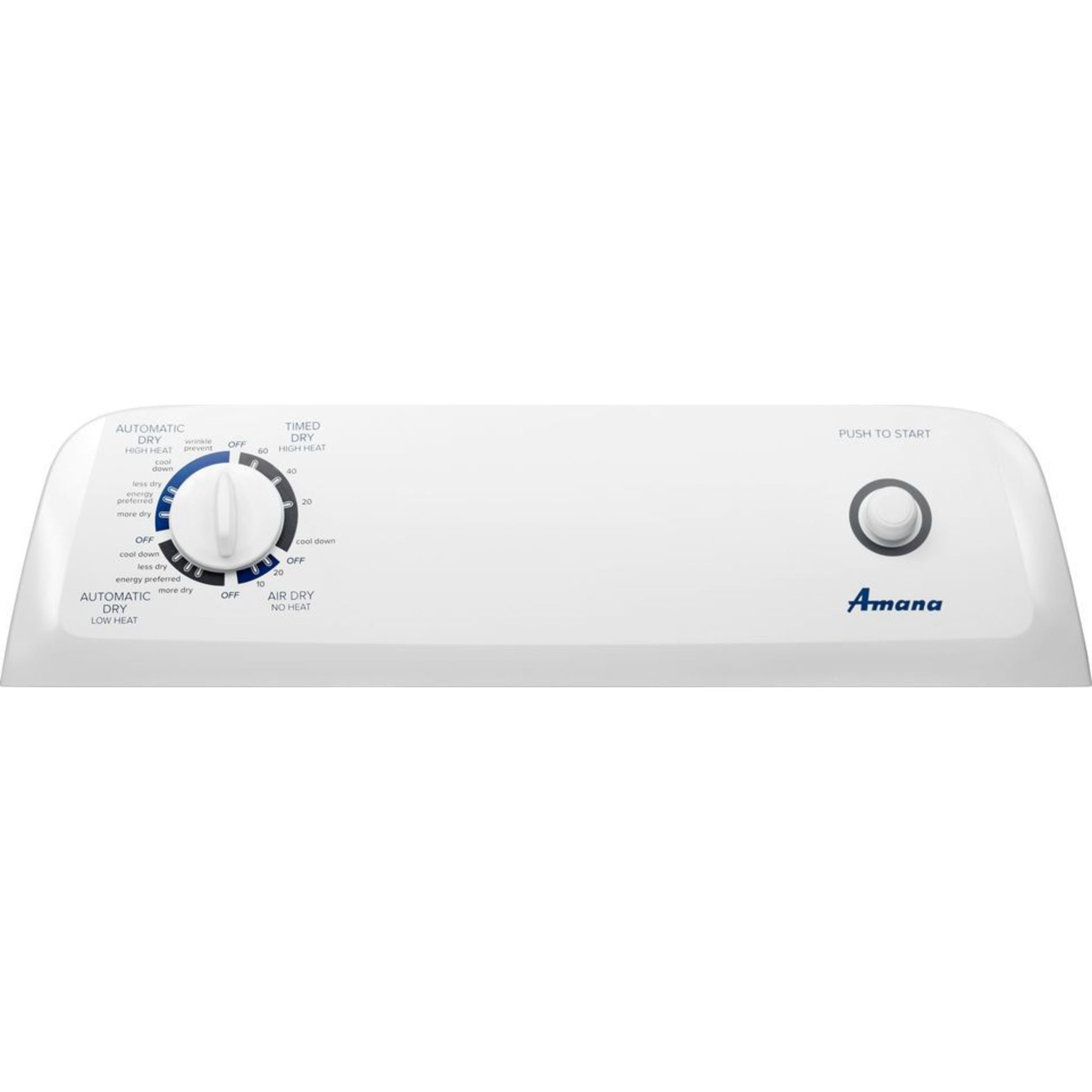 Amana NGD4655EW White Gas Dryer - High Efficiency, Large Capacity for Laundry Rooms & Homes